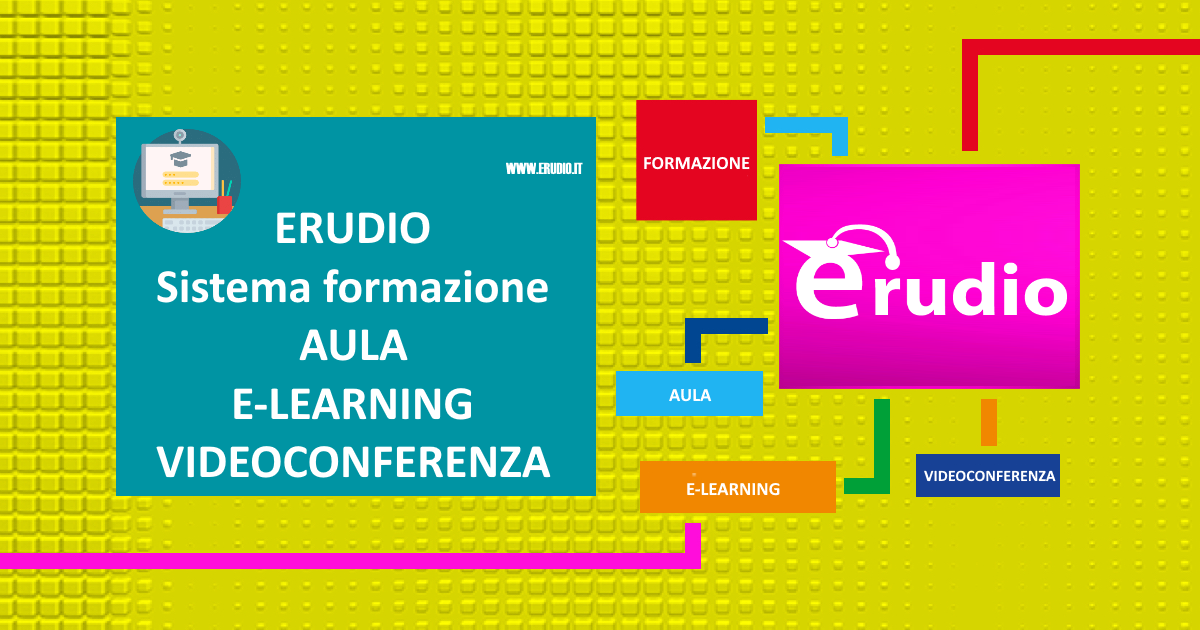 fondi formazione 4.0 ERUDIO: Formazione aula – e-learning - Videoconferenza